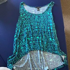 Forever 21 high low tank top